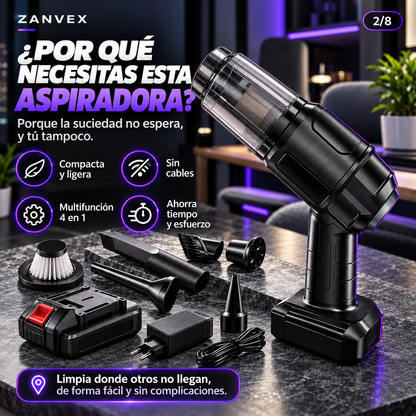 Aspiradora portátil potente